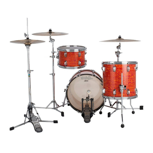 Ludwig Classic Maple 3pc Jazzette Drum Set Mod Orange