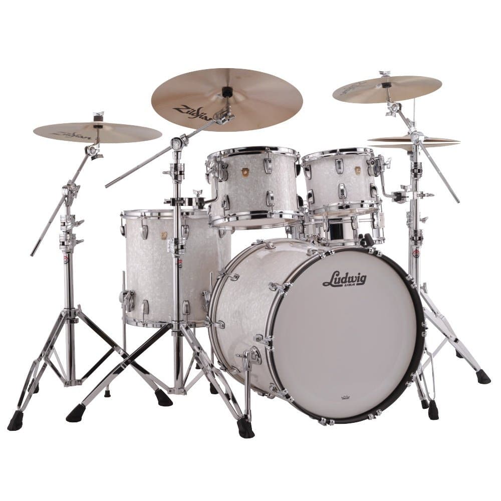 Ludwig Classic Maple Mod Drum Set White Marine Pearl