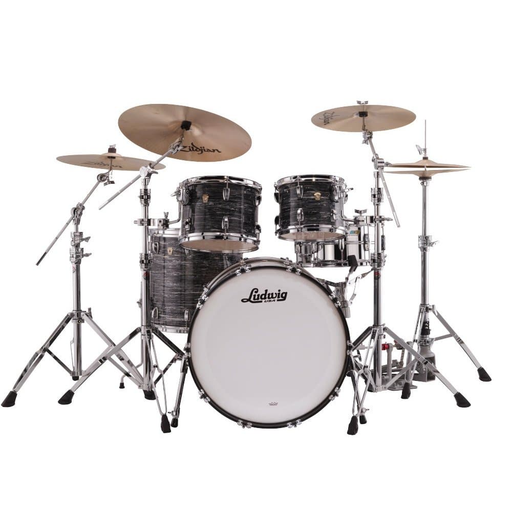 Ludwig Legacy Mahogany Mod Drum Set - Vintage Black Oyster