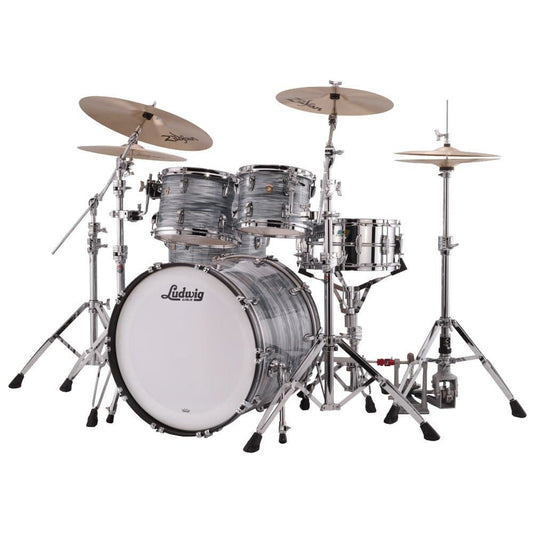 Ludwig Classic Maple Mod Drum Set Vintage Blue Oyster