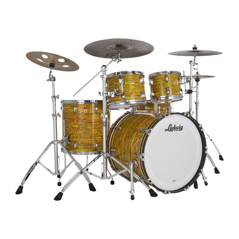Ludwig Classic Maple 4pc MOD Drum Set Citrus Mod