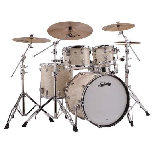 Ludwig Classic Maple Mod Drum Set Vintage White Marine