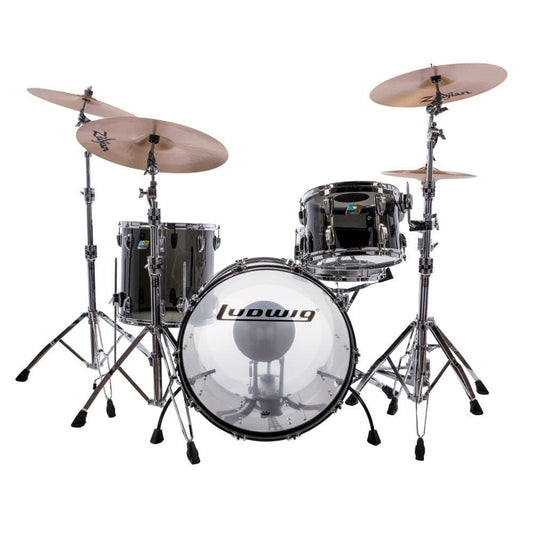 Ludwig Vistalite Fab Drum Set - Smoke