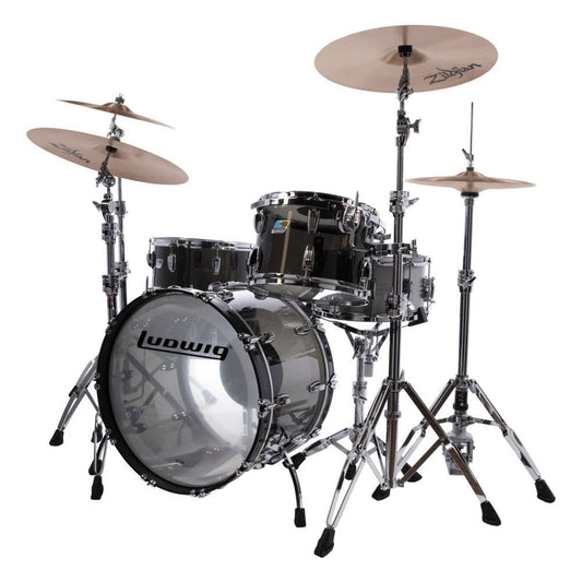 Ludwig Vistalite Fab Drum Set - Smoke