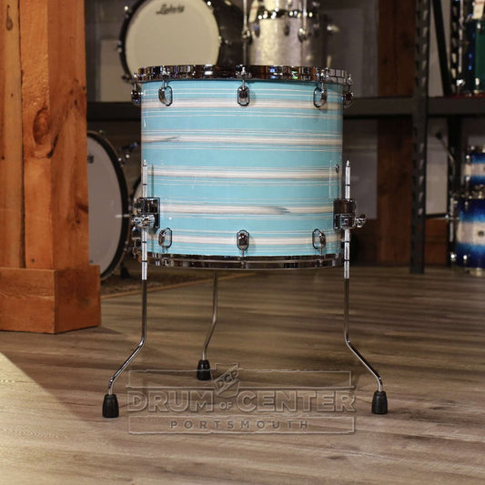 Tama Starclassic Walnut/Birch Floor Tom 18x16 Lacquer Arctic Blue Oyster