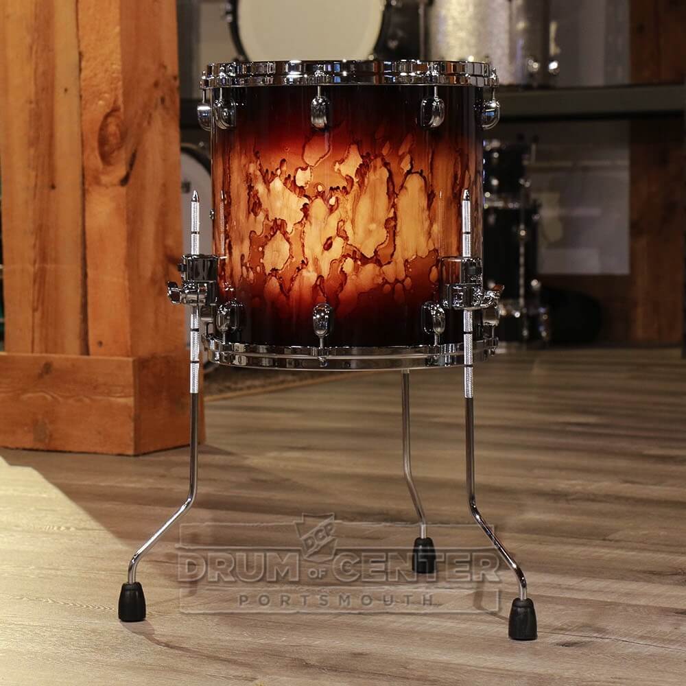 Tama Starclassic Walnut/Birch Floor Tom 14x14 Molten Brown Burst