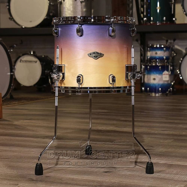 Tama Starclassic Walnut/Birch Floor Tom with Lacquer Finish - 14x12 - Satin  Atmosphere Fade