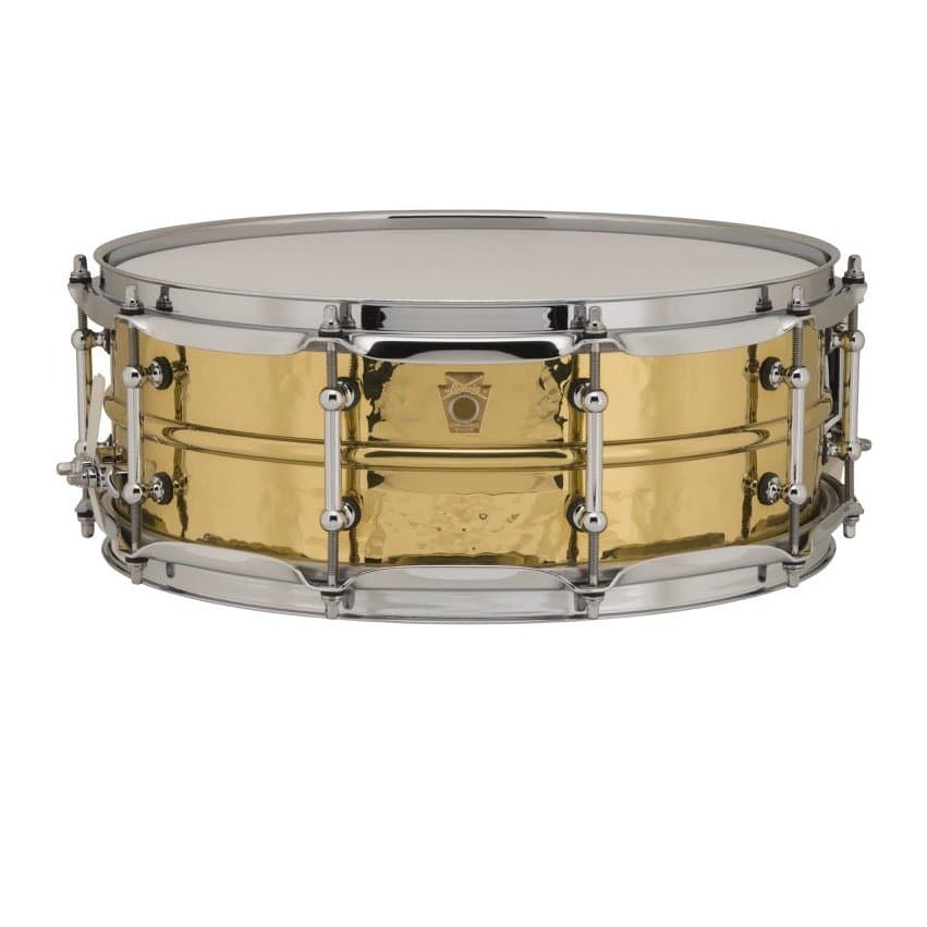 Ludwig LB420BKT Supraphonic Hammered Brass Snare Drum 14x5 w/Tube Lugs