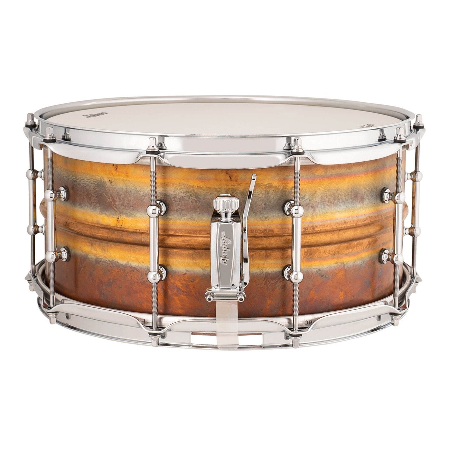 Ludwig LB552RT Supraphonic Raw Bronze Snare Drum 14x6.5 w/Tube Lugs