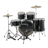 Ludwig Accent Drive 5pc Drum Set w/ Cymbals Black