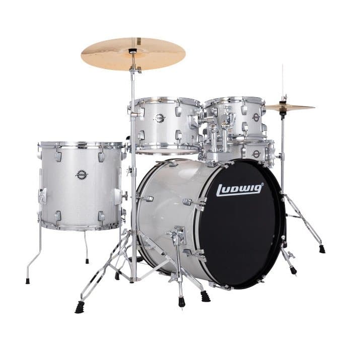Ludwig Accent Fuse Drum Set with Hardware and Cymbals