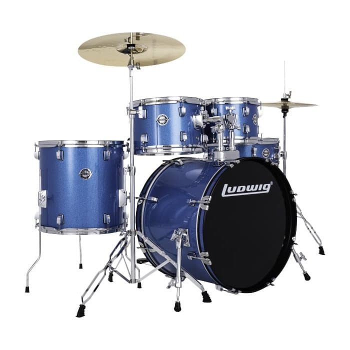 Ludwig Accent Fuse Drum Set with Hardware and Cymbals