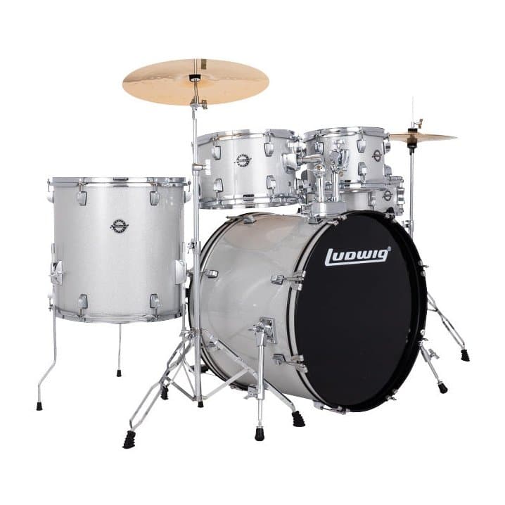 Ludwig Accent Drive Drum Set with Hardware and Cymbals