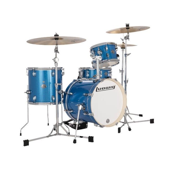 Ludwig Breakbeats Drum Set Blue Sparkle