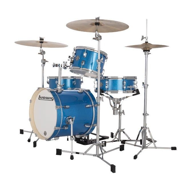 Ludwig Breakbeats Drum Set Blue Sparkle