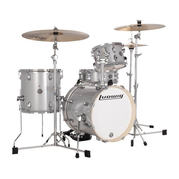 Ludwig Breakbeats Drum Set Silver Sparkle – Drum Center Of 