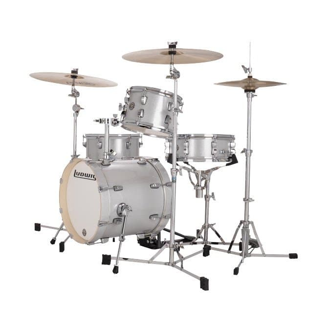 Ludwig Breakbeats Drum Set Silver Sparkle