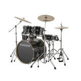 Ludwig Element Evolution 6pc Drum Set Black Sparkle w/Zildjian I Series Cymbals