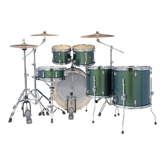 Ludwig Element Evolution 6pc Drum Set Emerald Sparkle w/Zildjian I Series Cymbals