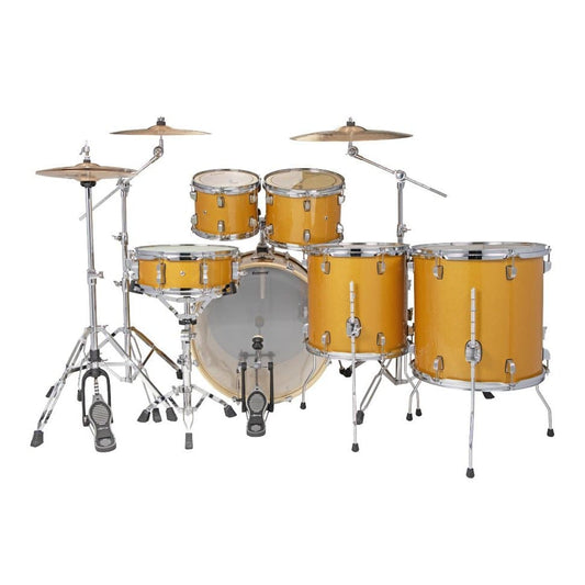 Ludwig Element Evolution 6pc Drum Set Gold Sparkle w/Zildjian I Series Cymbals