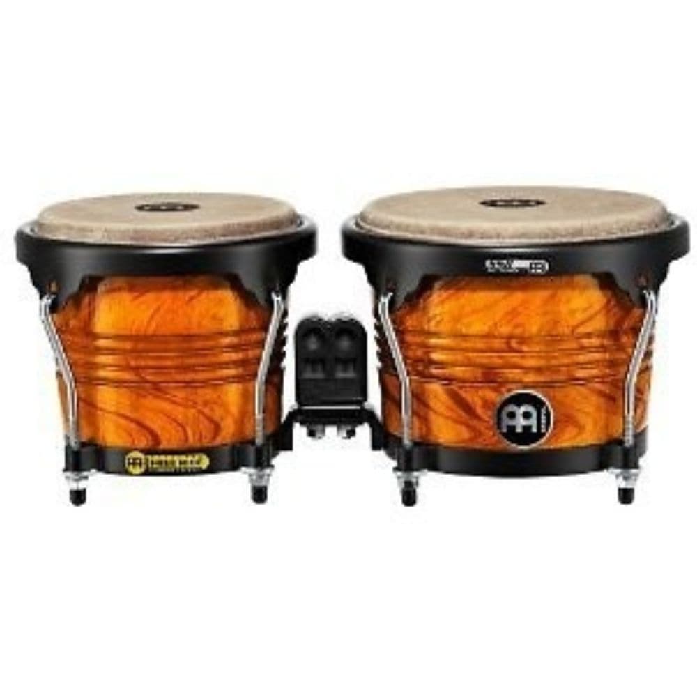 Meinl Free Ride Series Wood Bongos 6 3/4 & 8 Amber Flame