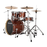 Ludwig Evolution 5pc Drum Set with Cymbals and Hardware Copper Sparkle