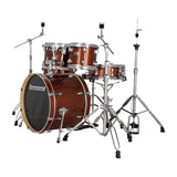 Ludwig Evolution 5pc Drum Set with Cymbals and Hardware Copper Sparkle