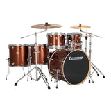 Ludwig Evolution 6pc Drum Set with Cymbals and Hardware Copper Sparkle