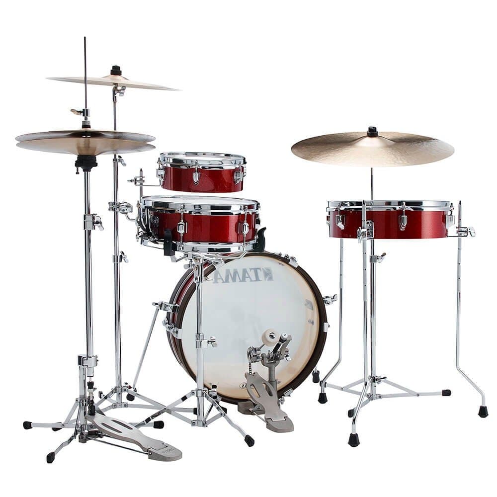 Tama Club-JAM Pancake 4pc Drum Set Burnt Red Mist