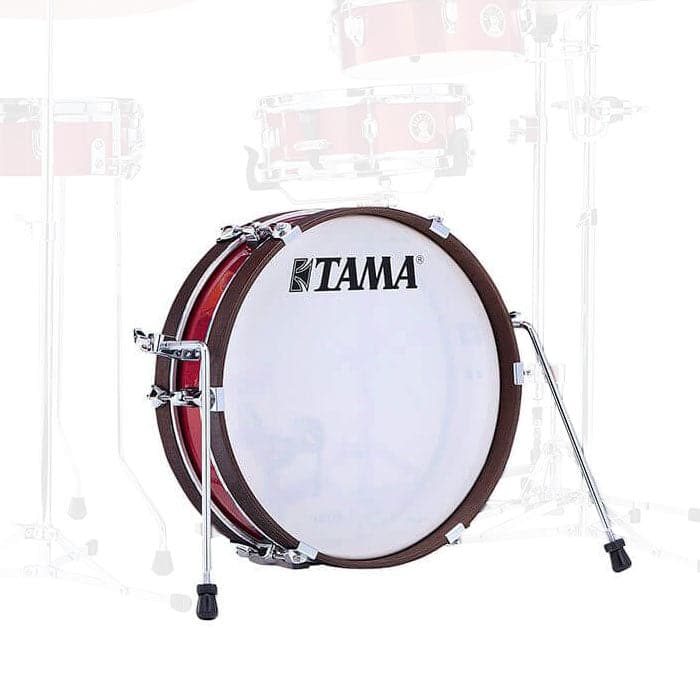 Tama Club-JAM Pancake Bass Drum 18x4 Burnt Red Mist