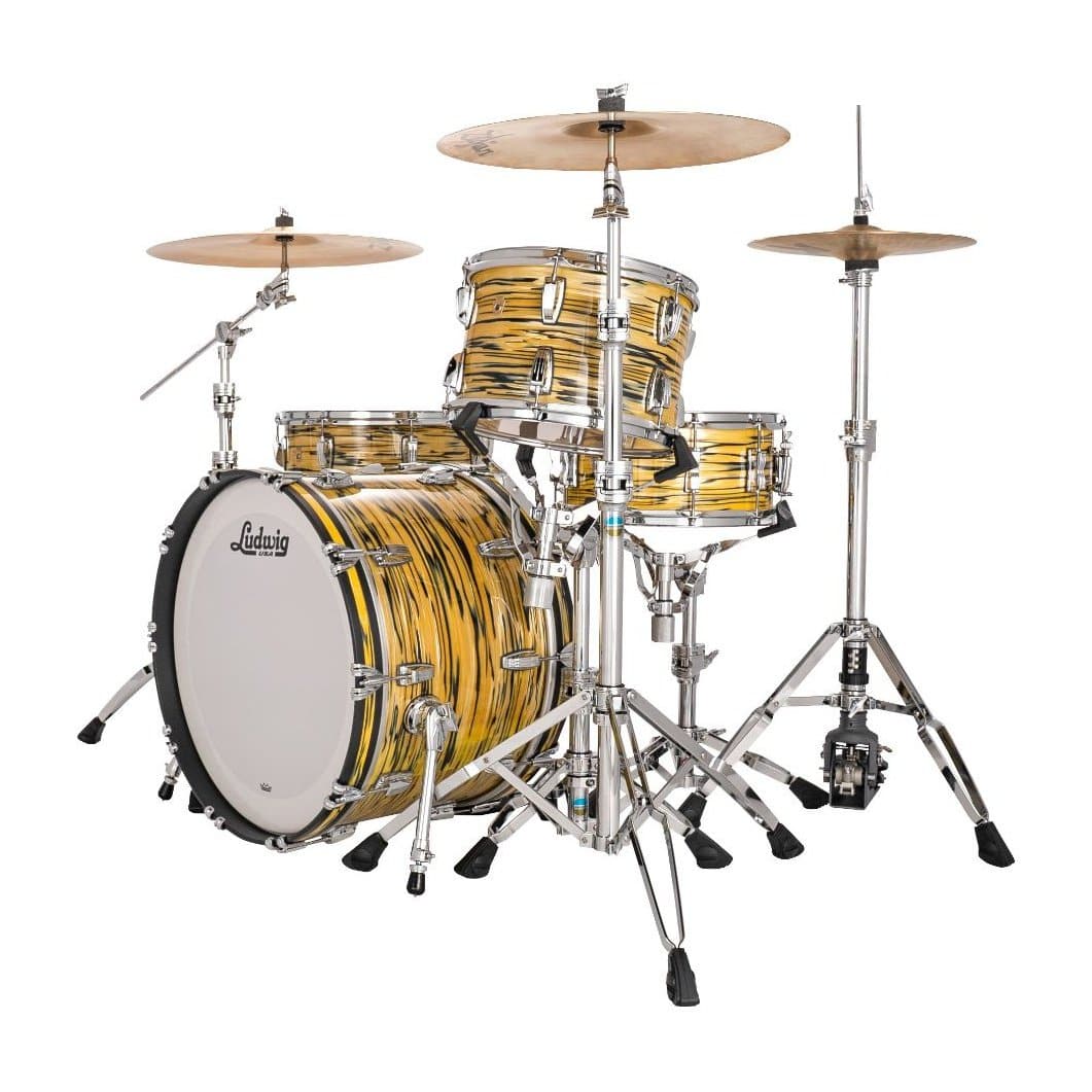 Ludwig Legacy Mahogany 3pc Drum Set Lemon Oyster