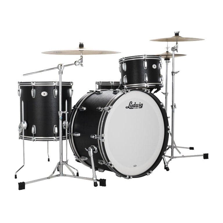 Ludwig Limited Edition Legacy Mahogany Black Cat Fab Drum Set