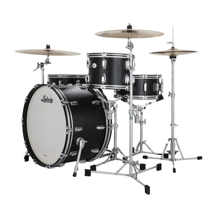 Ludwig Limited Edition Legacy Mahogany Black Cat Fab Drum Set