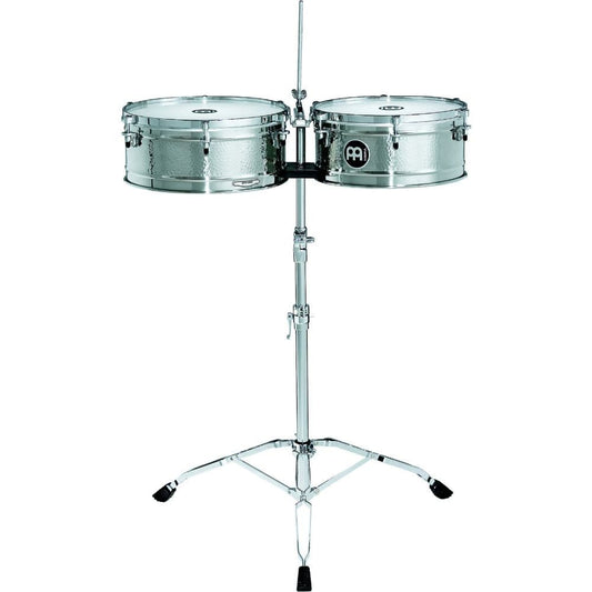 Meinl Artist Series Luis Conte Timbales 14 & 15 Hammered Steel