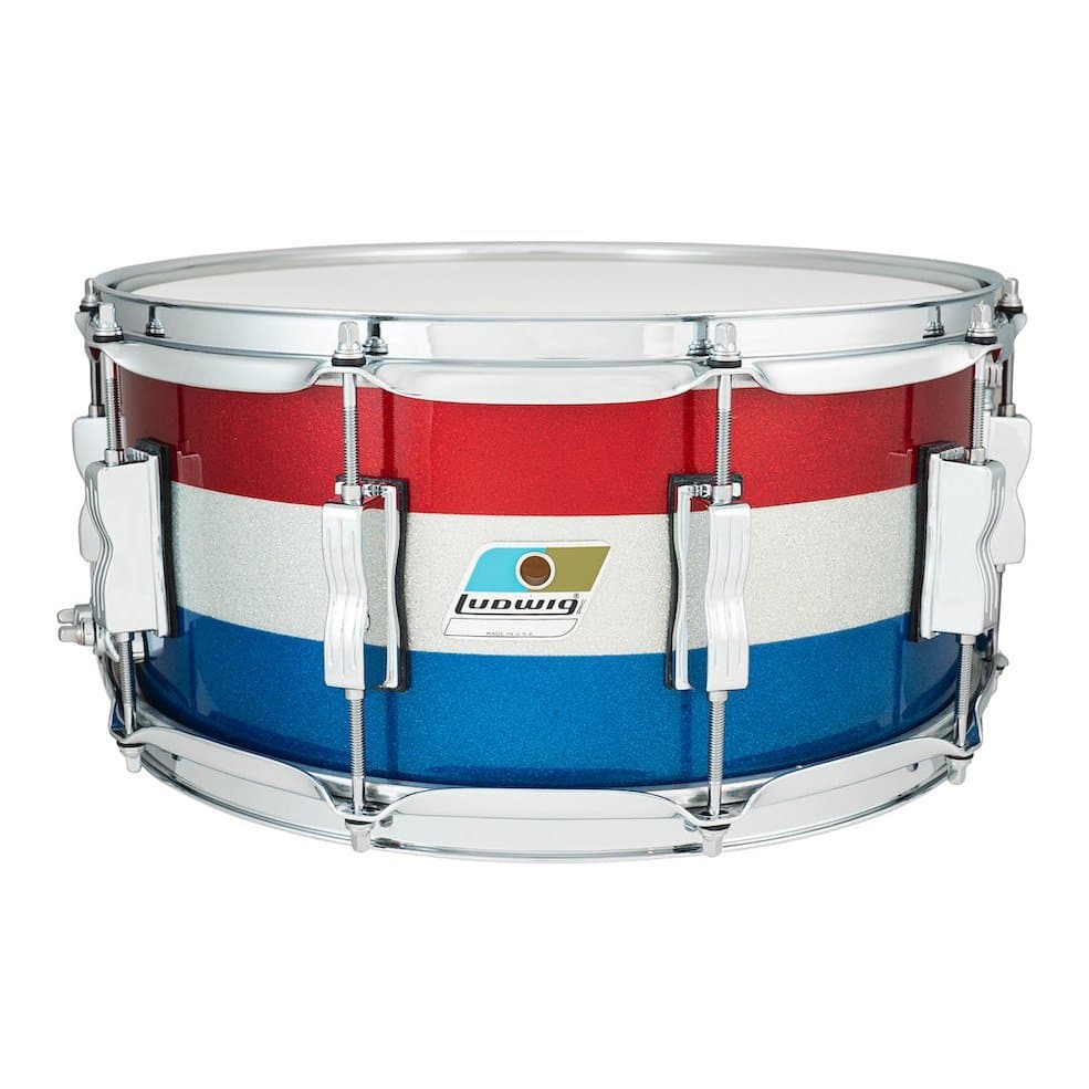 Ludwig Legacy Maple "Spirit of '76" 14x6.5 Snare Drum - Red White & Blue