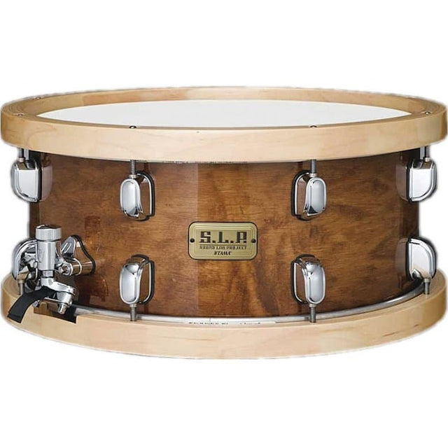 Tama SLP Studio Maple Wood Hoop Snare Drum 14x6.5 Sienna