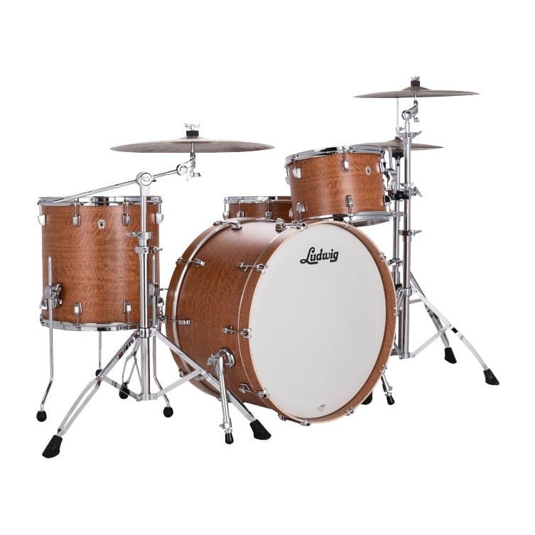 Ludwig 20 Neusonic Downbeat Satinwood w/Elite Spurs