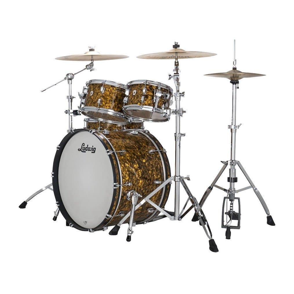 Ludwig Neusonic Rapid MOD2 4pc Drum Set Butterscotch Pearl