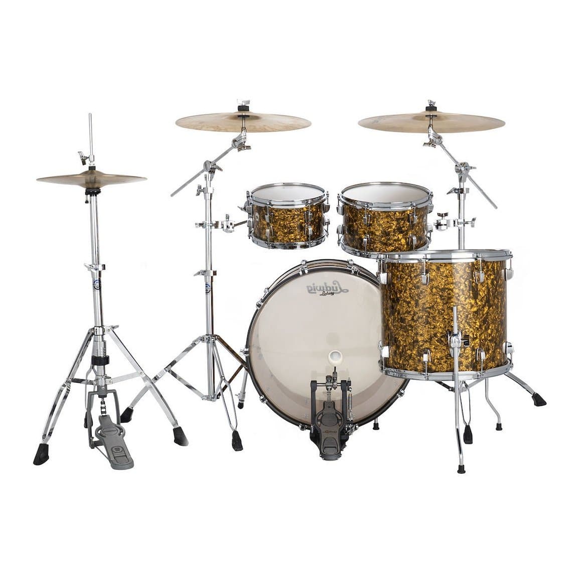 Ludwig Neusonic Rapid MOD2 4pc Drum Set Butterscotch Pearl