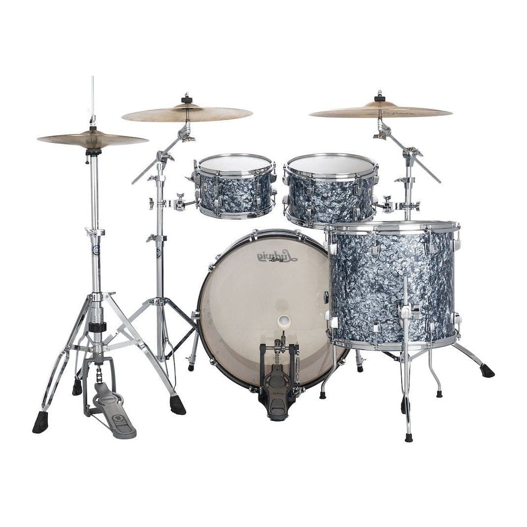 Ludwig Neusonic Rapid MOD2 4pc Drum Set Steel Blue Pearl