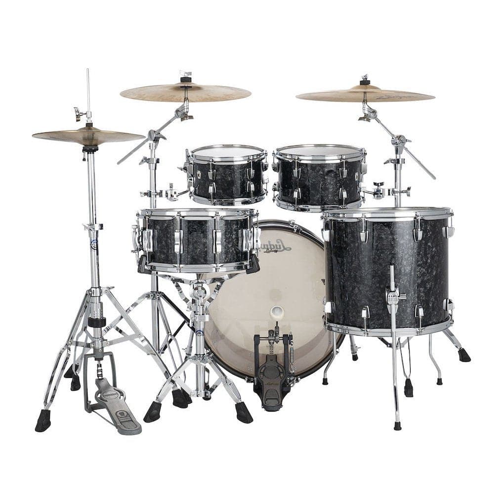 Ludwig Neusonic Rapid MOD2 4pc Drum Set Ebony Pearl