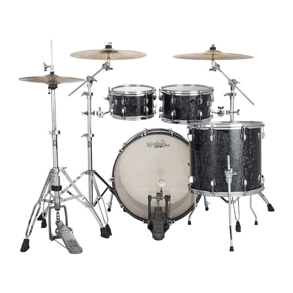 Ludwig Neusonic Rapid MOD2 4pc Drum Set Ebony Pearl