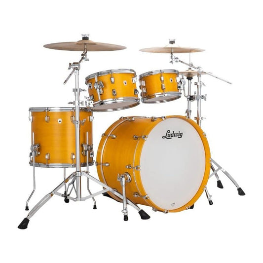 Ludwig Neusonic Rapid MOD2 4pc Drum Set Satin Golden Slumbers