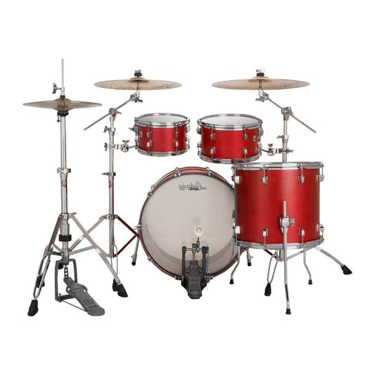 Ludwig Neusonic Rapid MOD2 4pc Drum Set Satin Diablo Red