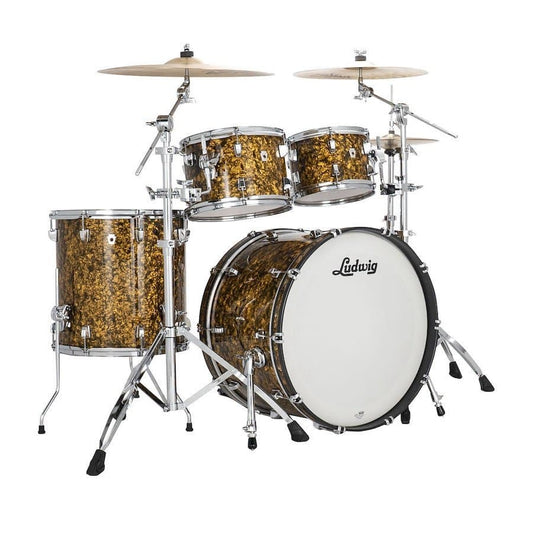 Ludwig Neusonic MOD2 4pc Drum Set Butterscotch Pearl
