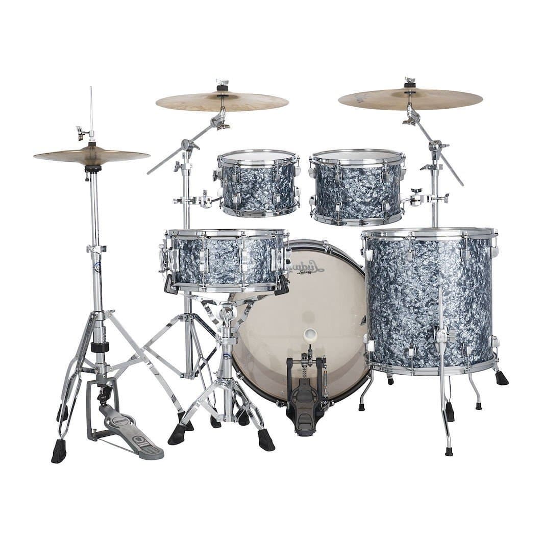 Ludwig Neusonic MOD2 4pc Drum Set Steel Blue Pearl