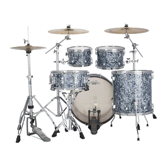 Ludwig Neusonic MOD2 4pc Drum Set Steel Blue Pearl