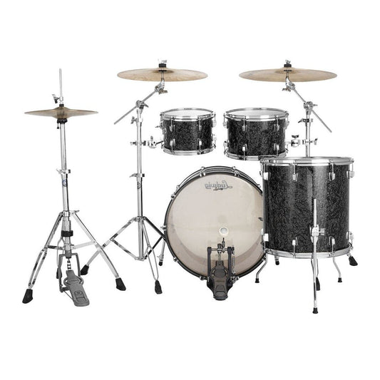 Ludwig Neusonic MOD2 4pc Drum Set Ebony Pearl