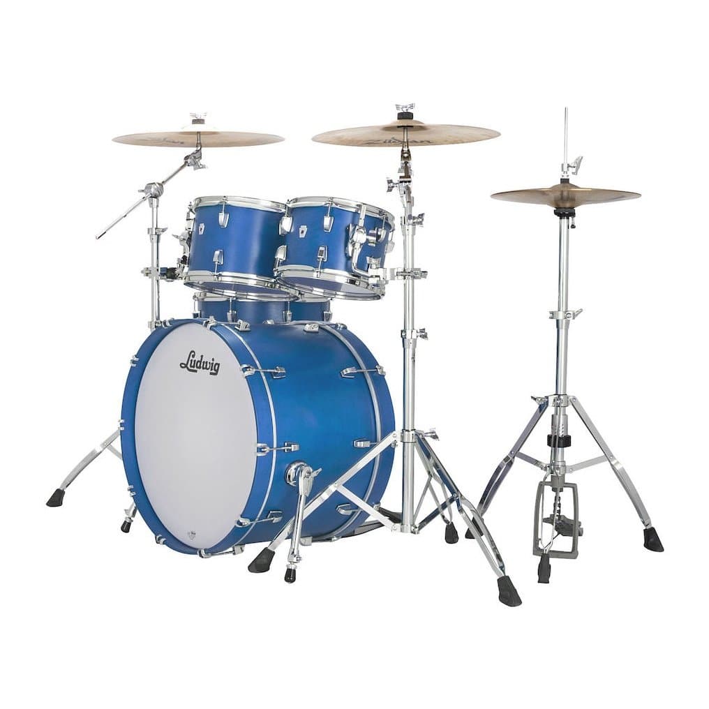 Ludwig Neusonic MOD2 4pc Drum Set Satin Royal Blue
