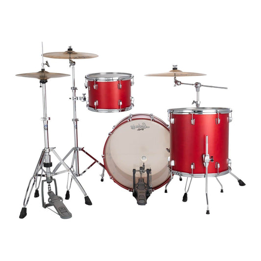 Ludwig Neusonic FAB 3pc Drum Set Satin Diablo Red